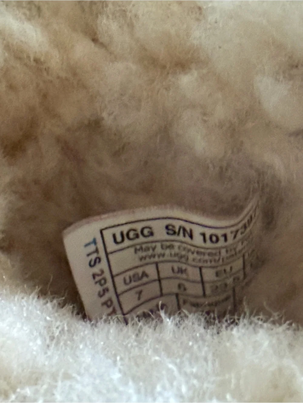 UGG Kids Bailey Bow Chestnut Shearling Boots Toddler Size 7
